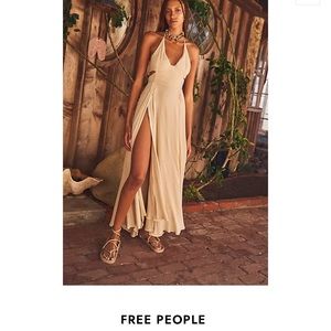 Free People Lille Maxi Dress Size XS, Color-Nomadic Desert, NWT